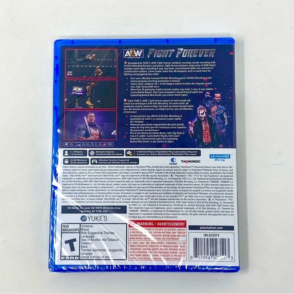 AEW: Fight Forever‎ - Sony PlayStation 5 PS5 Brand New Factory sealed.